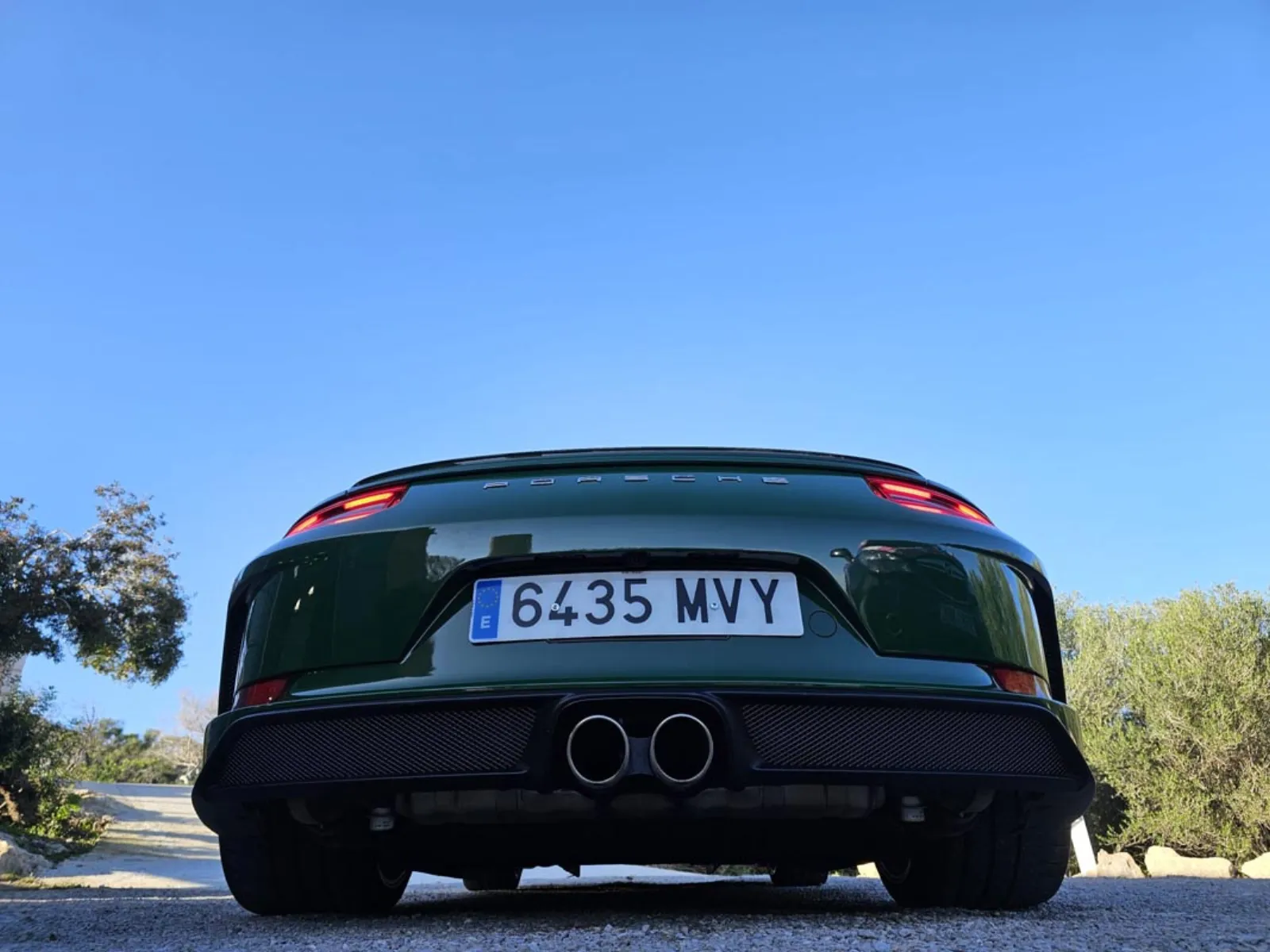 911 — Racing Green Rear