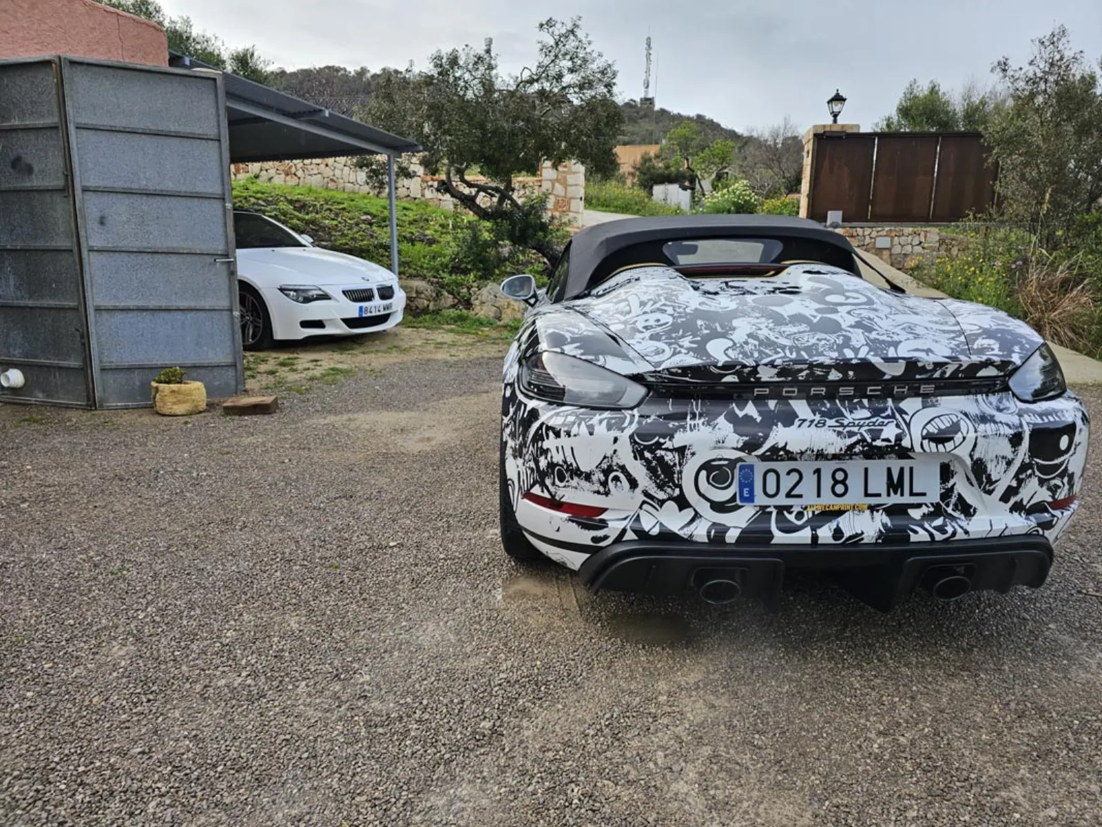 718 Spyder — Graffiti Rear