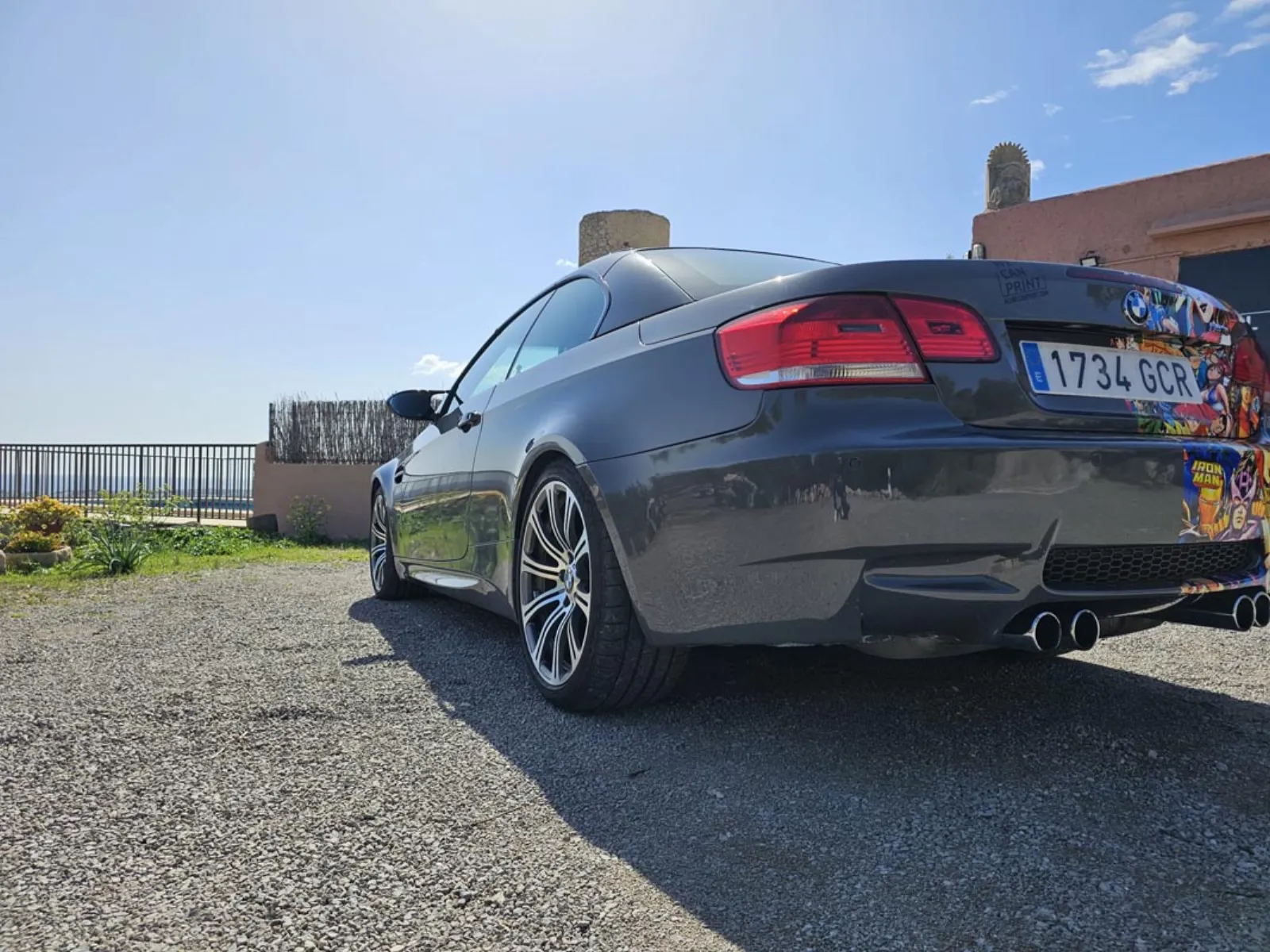 BMW M3 — Comic Wrap Detail