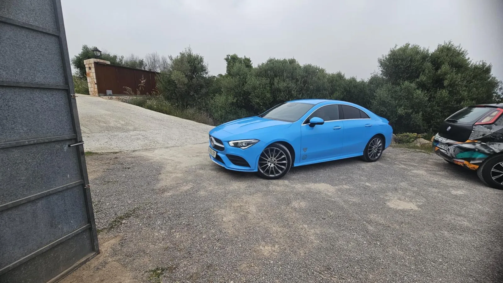 Mercedes CLA — Sky Blue Matte