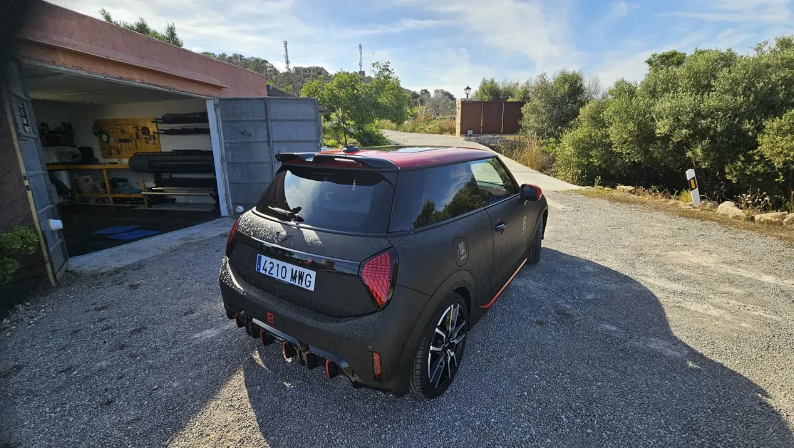 Mini JCW — Floral Black Rear