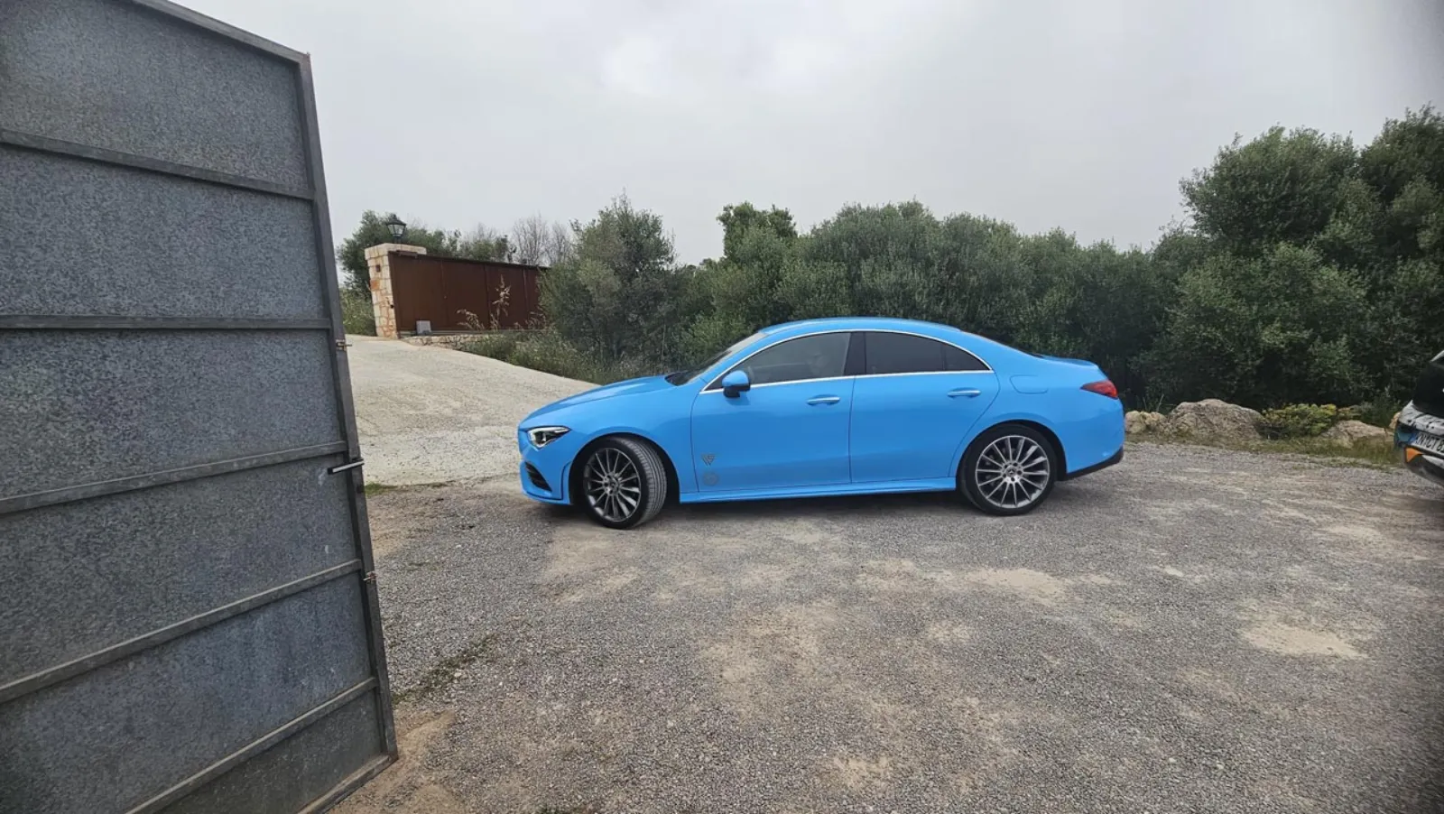 Mercedes CLA — Sky Blue Side